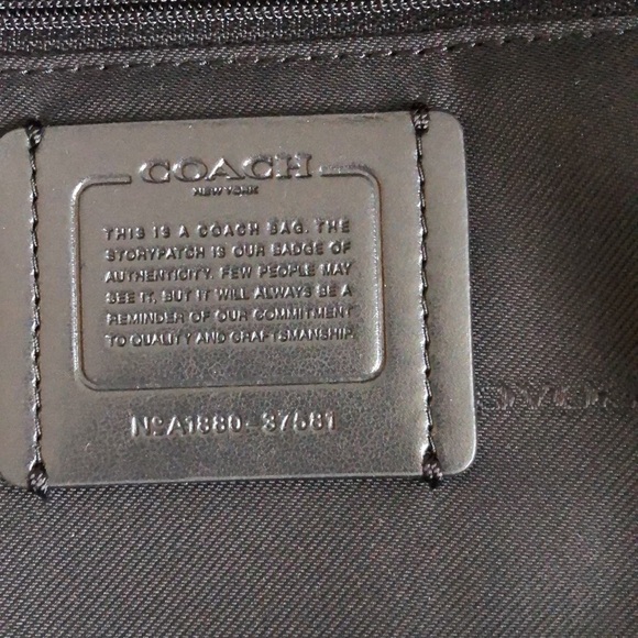 Coach Leather Backpack - Picture 9 of 10